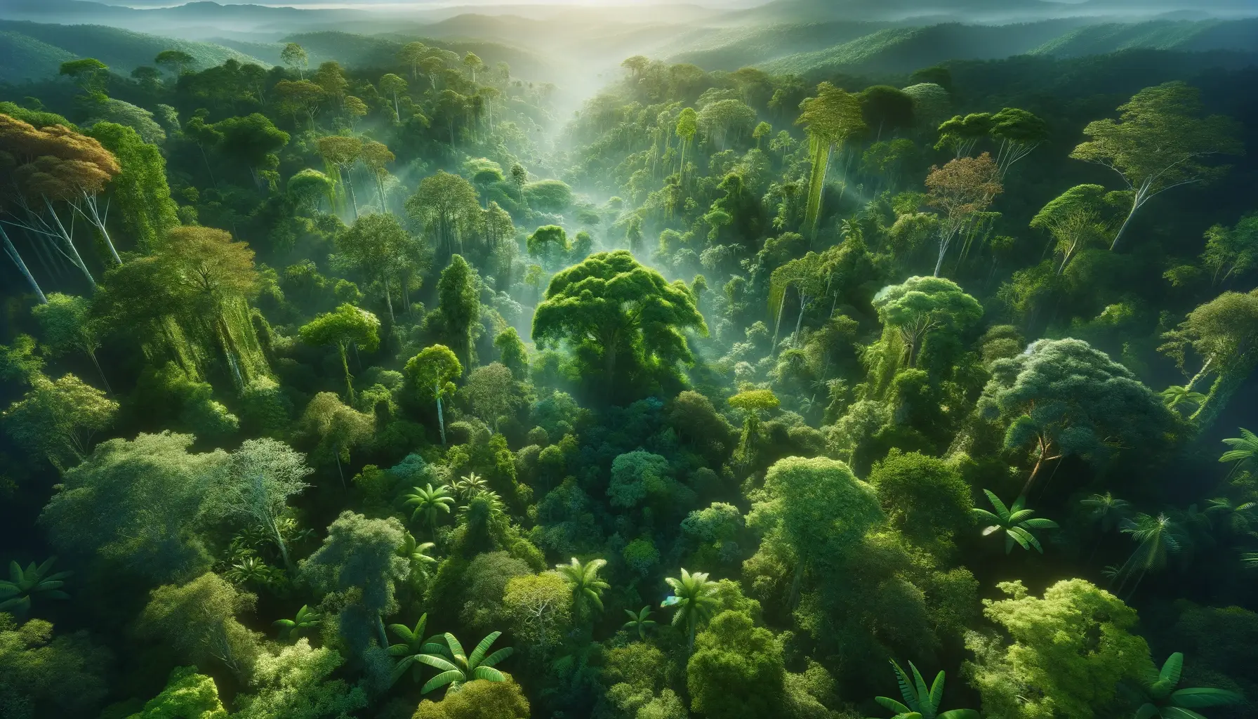 the Amazon rain forest